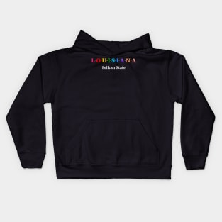 Louisiana, USA. Pelican State Kids Hoodie